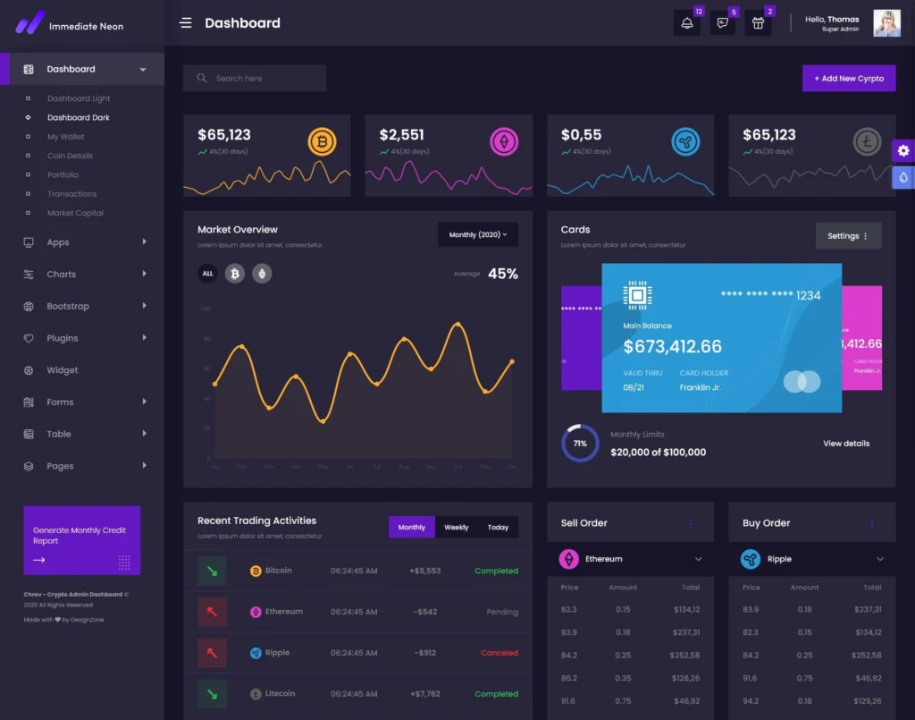 Immediate Neon Interface